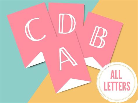 printable banner letters  pink printable word searches