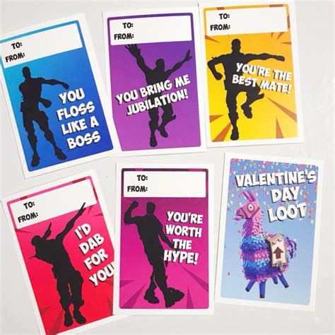 fortnite valentines day cards valentines cards valentine baskets cards