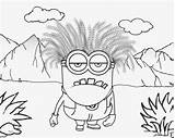Minion Coloring Pages Drawing Purple Color Evil Minions Clipart Kids Monster Costume Prehistoric Scenery Caveman Printable Dinosaur Draw Sheets Banana sketch template