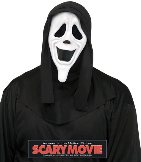 ghost face spoof mask scary  smiley scream easter unlimited rare fun world ebay