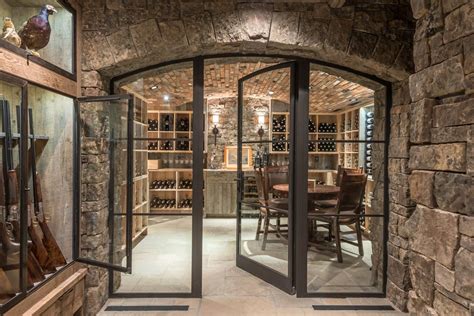 tranquil connection jlf architects basement window  basement windows wine cellar