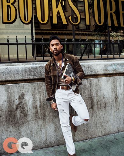 miguel does rock star style for gq photo shoot