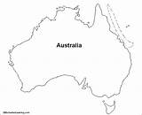 Australia Outline Map Coloring Continent Blank Australian Oceania Political Activity Enchantedlearning Geography Maps Country Research Color Zoomschool Label Pages Water sketch template