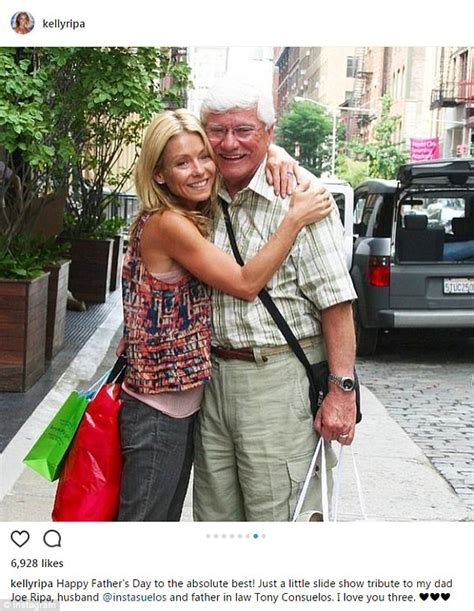 kelly ripa kicks off the father s day tributes daily
