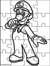 Mario Bros Websincloud Colouring sketch template