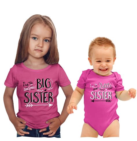 texas tees big sister shirts sister matching outfits  baby