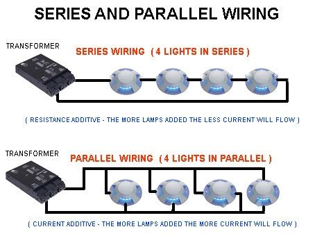 wiring garden lights  parallel