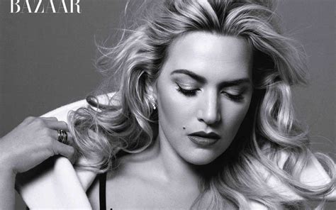 Kate Winslet At Her Most Sultry On Cover Of Harpers Bazaar London