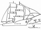Schiffe Ausmalen Segelschiff Bilder sketch template