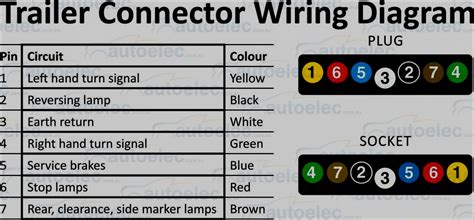 wiring towmaster trailers  pin trailer connector wiring diagram cadicians blog