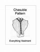 Pattern Chasuble Sewing Vestment Everything Store Stole Patterns Deacon Make Choose Board sketch template