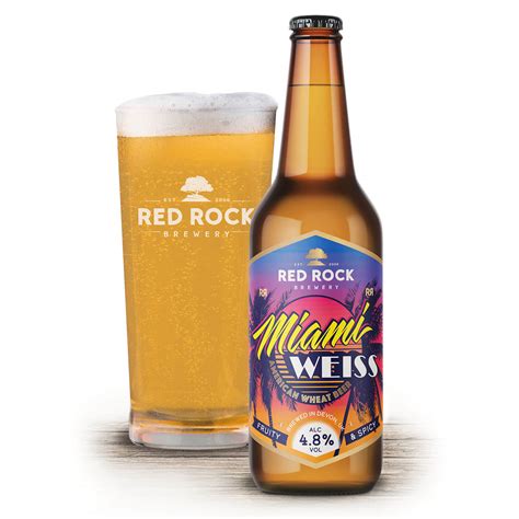 minikeg  miami weiss american wheat beer  abv red rock brewery