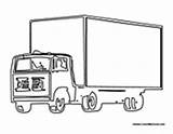 Truck Coloring Moving Trucks Pages Colormegood Transportation sketch template