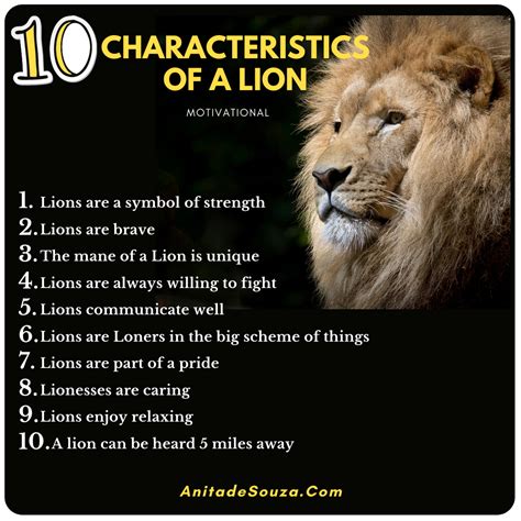 characteristics   lion motivational lion thelionking leader