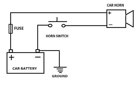 relay wiring diagram horn circuit diagram