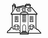 Mansion Coloring Pages Mansions Colorear Coloringcrew Book 51kb 470px Print Houses Popular sketch template
