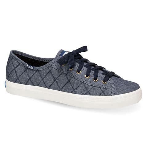 keds womens kickstart quilted chambray sneakers wf wookicom