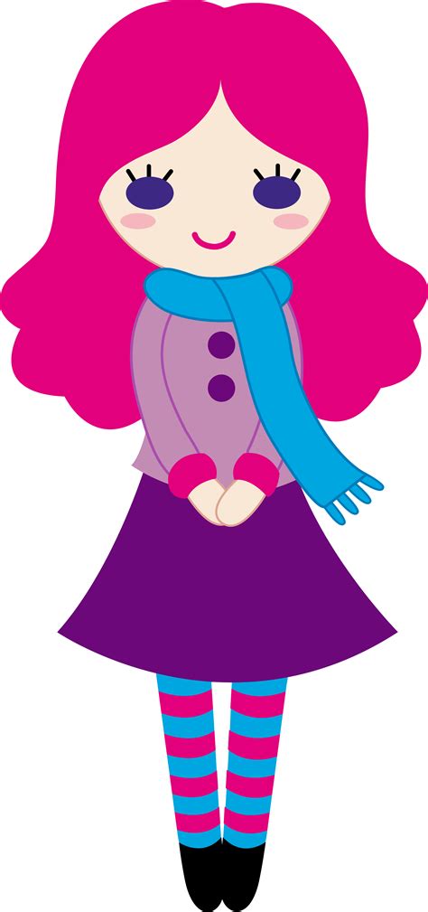 Cartoon Girl Clipart Free Downloadable Images