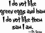 Ham Eggs Green Seuss Coloring Dr Quotes Quote Color Am Book Sam Freestyle Them Life Lambs Different Popular Quotesgram Lamb sketch template