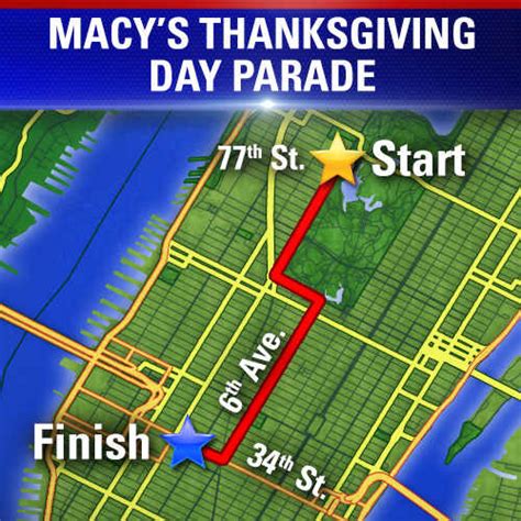 Street Closures For Thanksgiving Day Parade