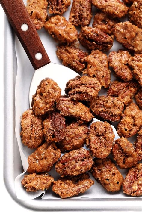 candied pecans recipe gimme  oven