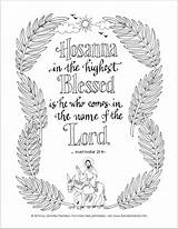 Hosanna Sunday Coloring Highest Printable Pages Palm Flandersfamily Info Adult School Bible Colouring Kids Lord Sheets Name Comes Who Color sketch template