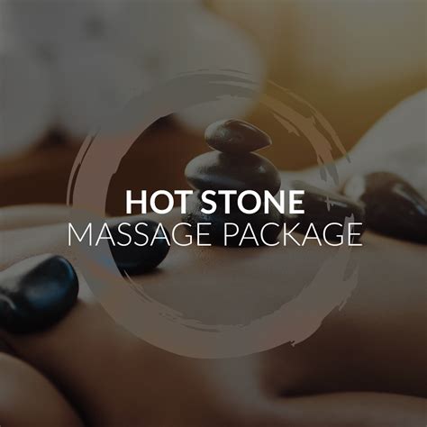 hot stone massage package evolv wellness
