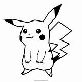 Pikachu Clipart Colorare Ultracoloringpages sketch template