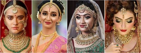 indian bridal hair and makeup ideas for brides and bridesmaids