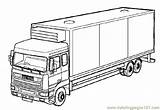 Coloring Truck Transport Pages Printable Land Tomica Volvo Color Template sketch template