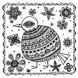 Mexican Pages Folk Coloring Bird Colour Colouring Shop Thaneeya Mcardle Folksy Downloads Re Visit Latino Patterns Drawing Choose Board sketch template