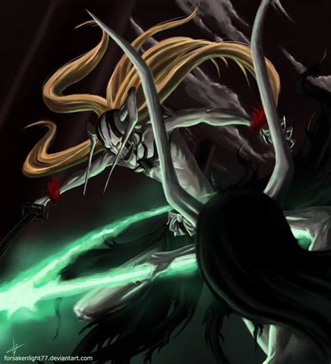 bleach vasto lorde ichigo kurosaki vs ulquiorra