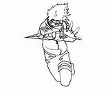 Kakashi Coloring Pages Hatake Printable Getcolorings Template Print sketch template