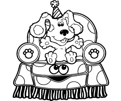 printable blues clues coloring pages coloring  coloring home