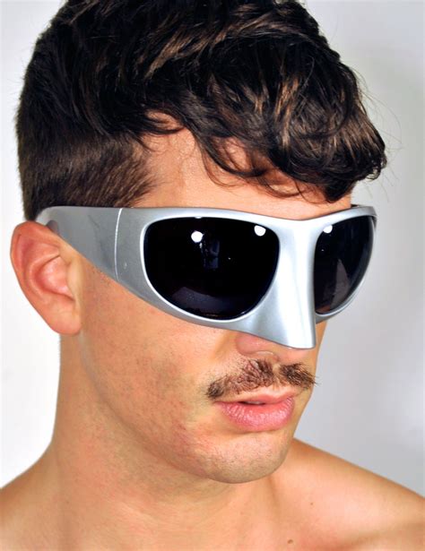 silver mask sunglasses by german fashion designer bernard willhelm specs pinterest german