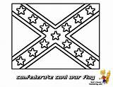 Flag Confederate Coloring Clipart Half American Pages Clipground Stencil Color Military sketch template