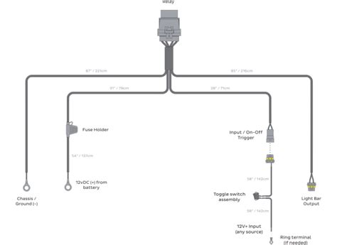 led light bar wiring harness diagram