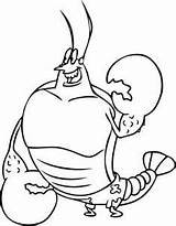 Lobster Drawing Larry Cartoon Draw Spongebob Coloring Outline Drawings Step Colorear Pages Characters Langosta Mewarnai La Plankton Cartoons Clipart Nickelodeon sketch template