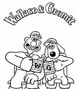 Gromit Wallace Pages Coloring Colouring Cartoon Print Source Getcolorings Getdrawings Popular sketch template