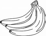 Banana Bananas Cliparts Peraga Unggul Sekolah Sakti Autis Jambi Cliparting Coloringhome sketch template