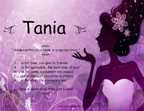 tania unique name creator