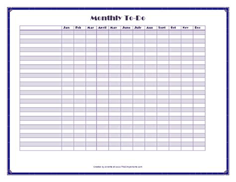 simple home   remember  monthly   printables