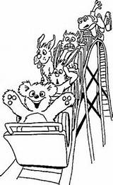 Coloring Pages Poochie Roller Rollercoaster sketch template