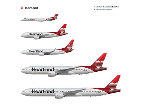 a selection of america s best fleet 2020 heartland airlines