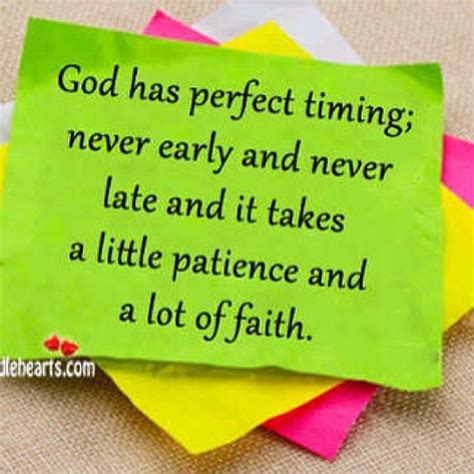 quote of the day god has perfect timing