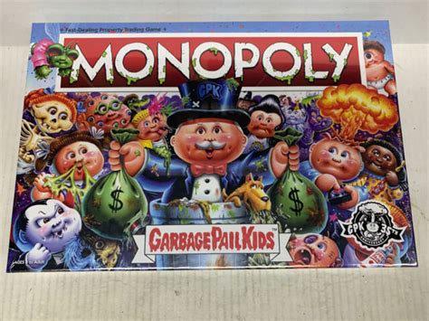 usaopoly monopoly garbage pail kids board game usamn   sale