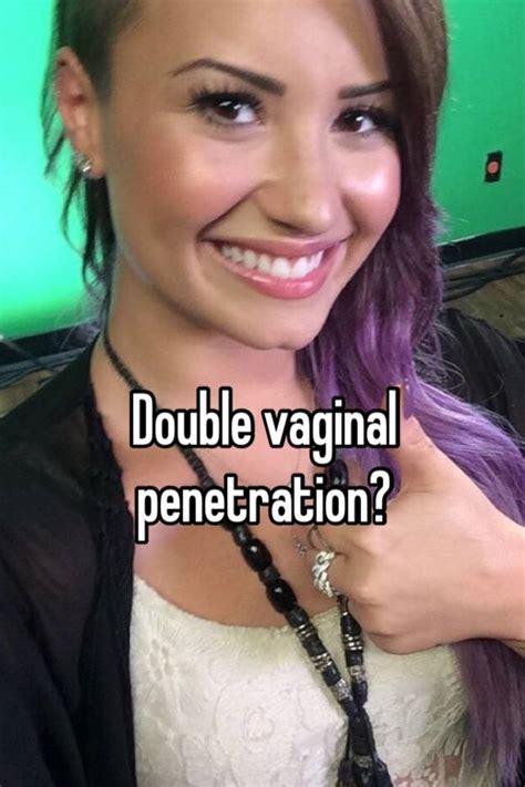 double vaginal penetration