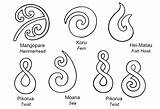 Maori Symbols Koru Patterns Tattoo Designs Meanings Kids Tattoos Tribal Simple Polynesian Meaning Zealand Traditional Māori Symbol Pattern Matariki Year sketch template