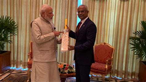modi in maldives pm conferred maldives highest honour