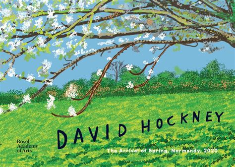 david hockney  arrival  spring normandy  pallant bookshop
